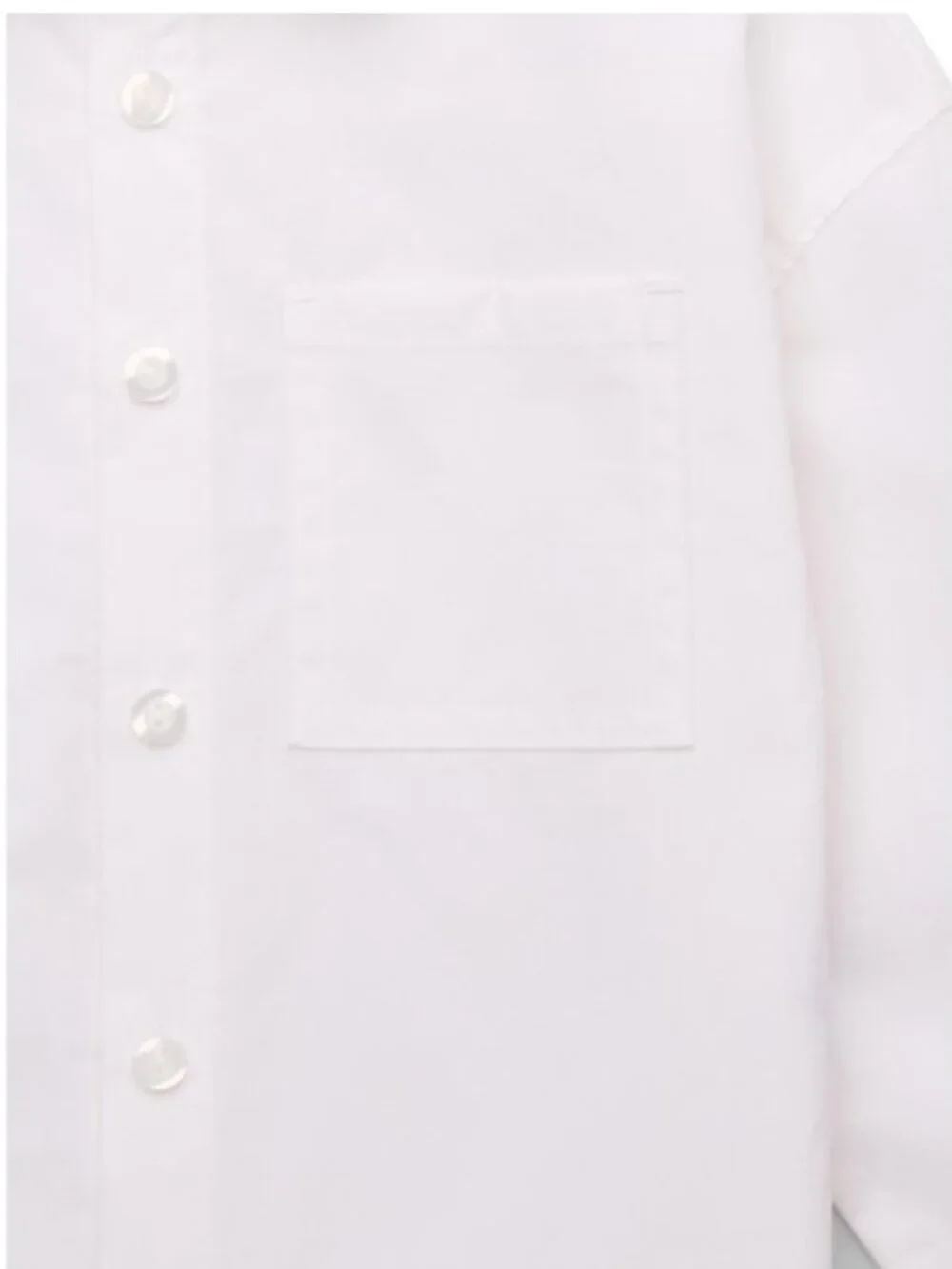 Wonder Nation Tween Girls Cotton Button-Down Shirt with Long Sleeves, L (10-12) - Picture 3 of 3